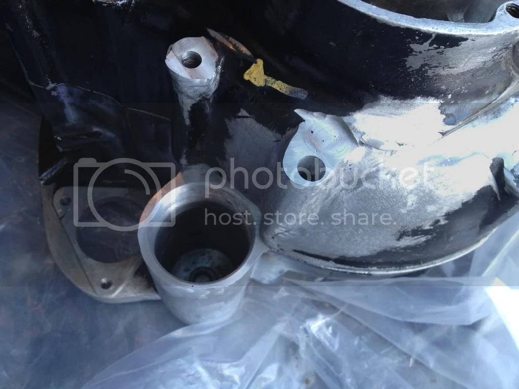 Crankcase repair (53 Vincent restoration)