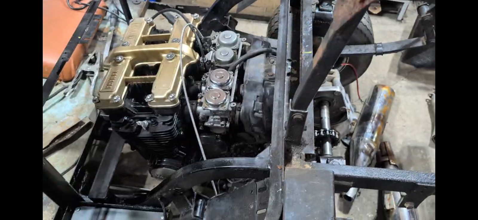 Why the 750 - 4 didn't handle as well as the Norton.