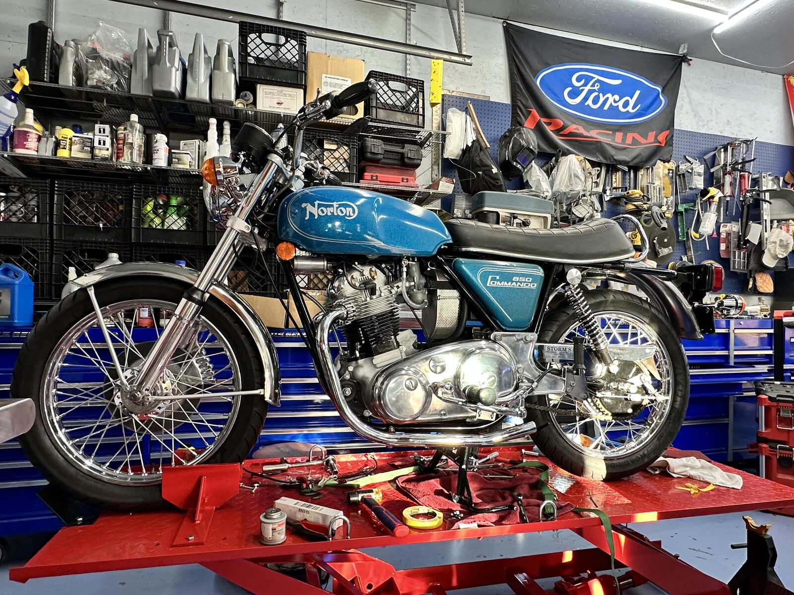 RRussellTx - 1974 Commando 850 Project