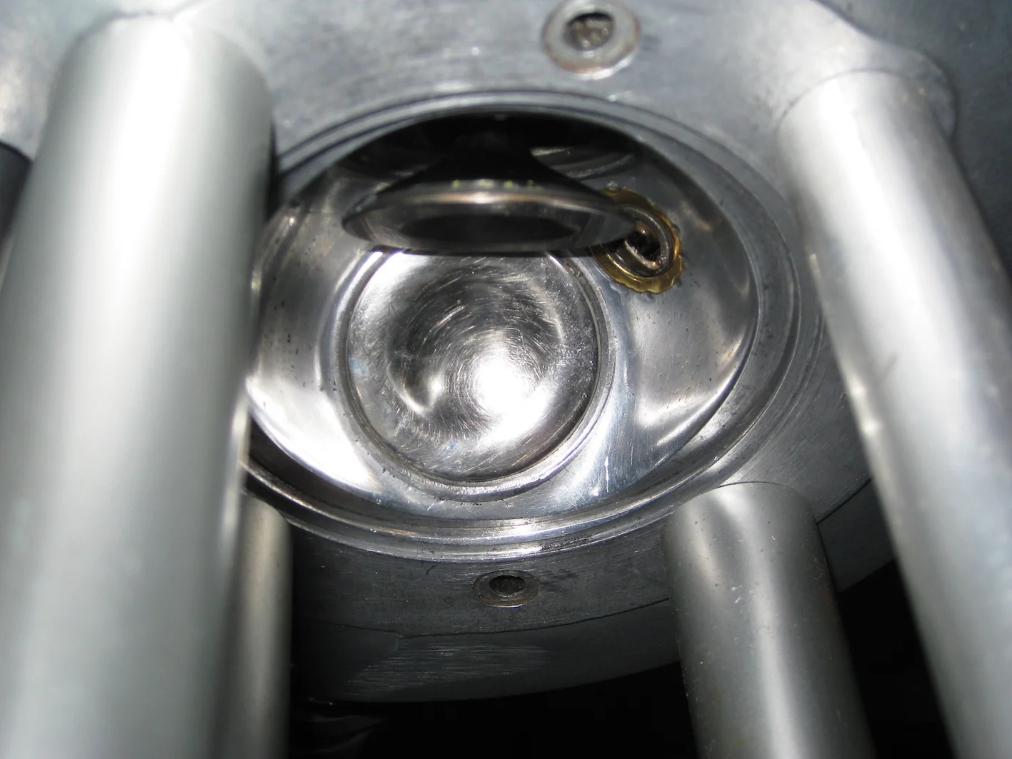 Window for checking valve clash clearance