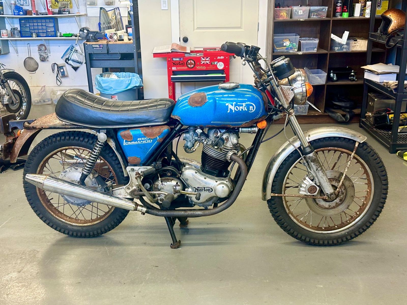 Fire on the first ride