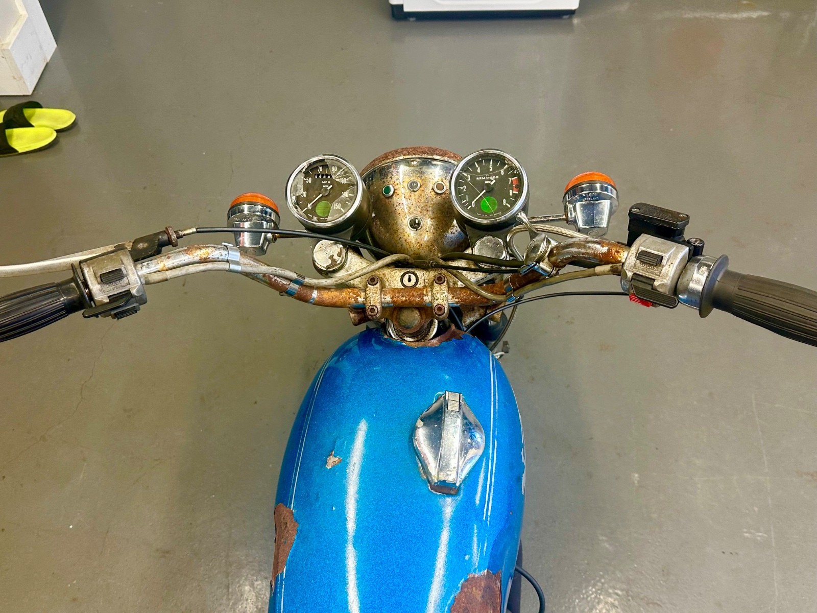 Fire on the first ride