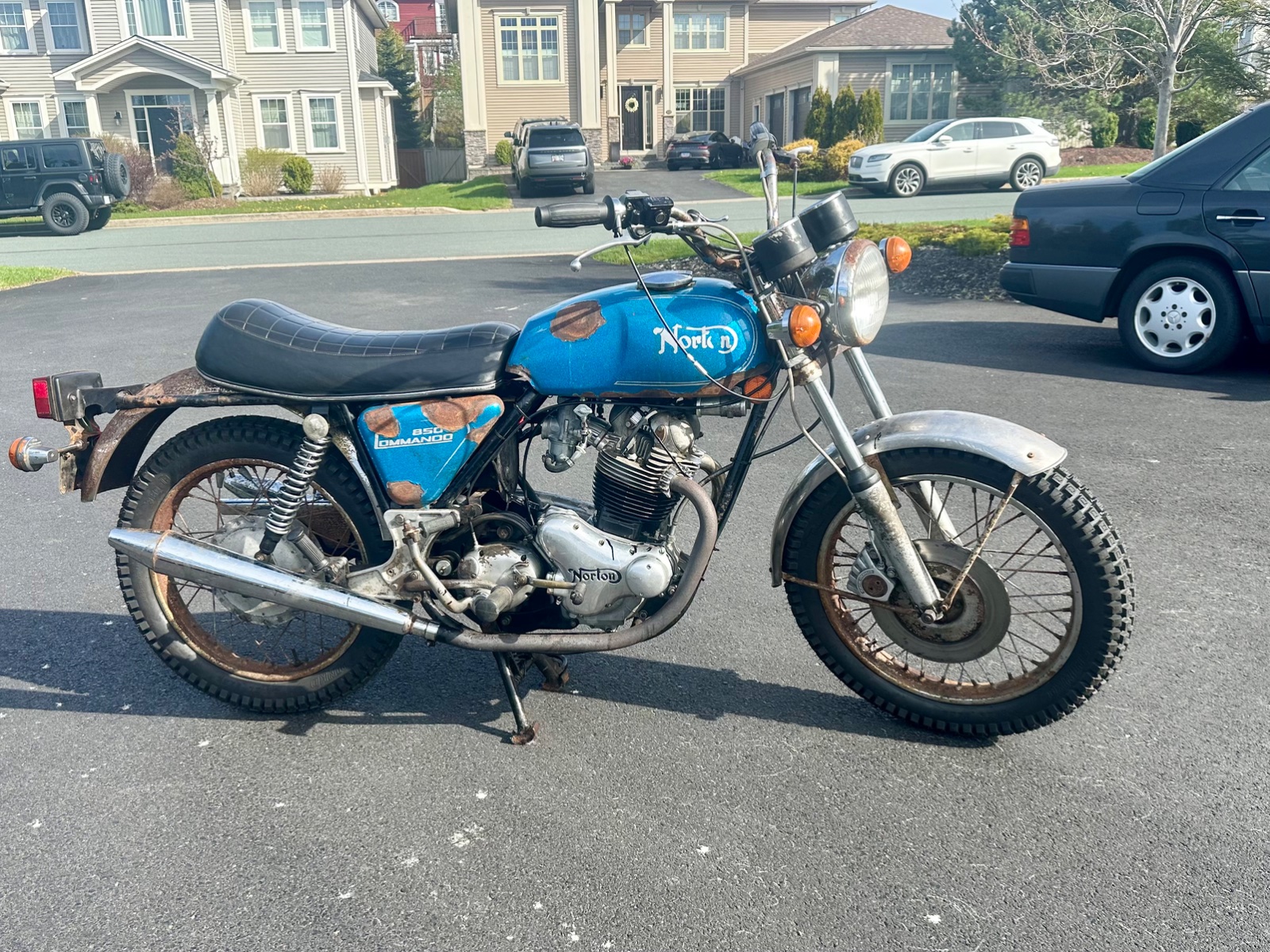 Fire on the first ride