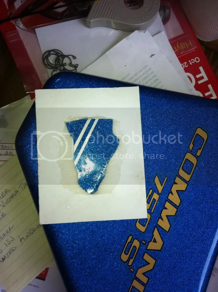 Blue metalflake 850s again