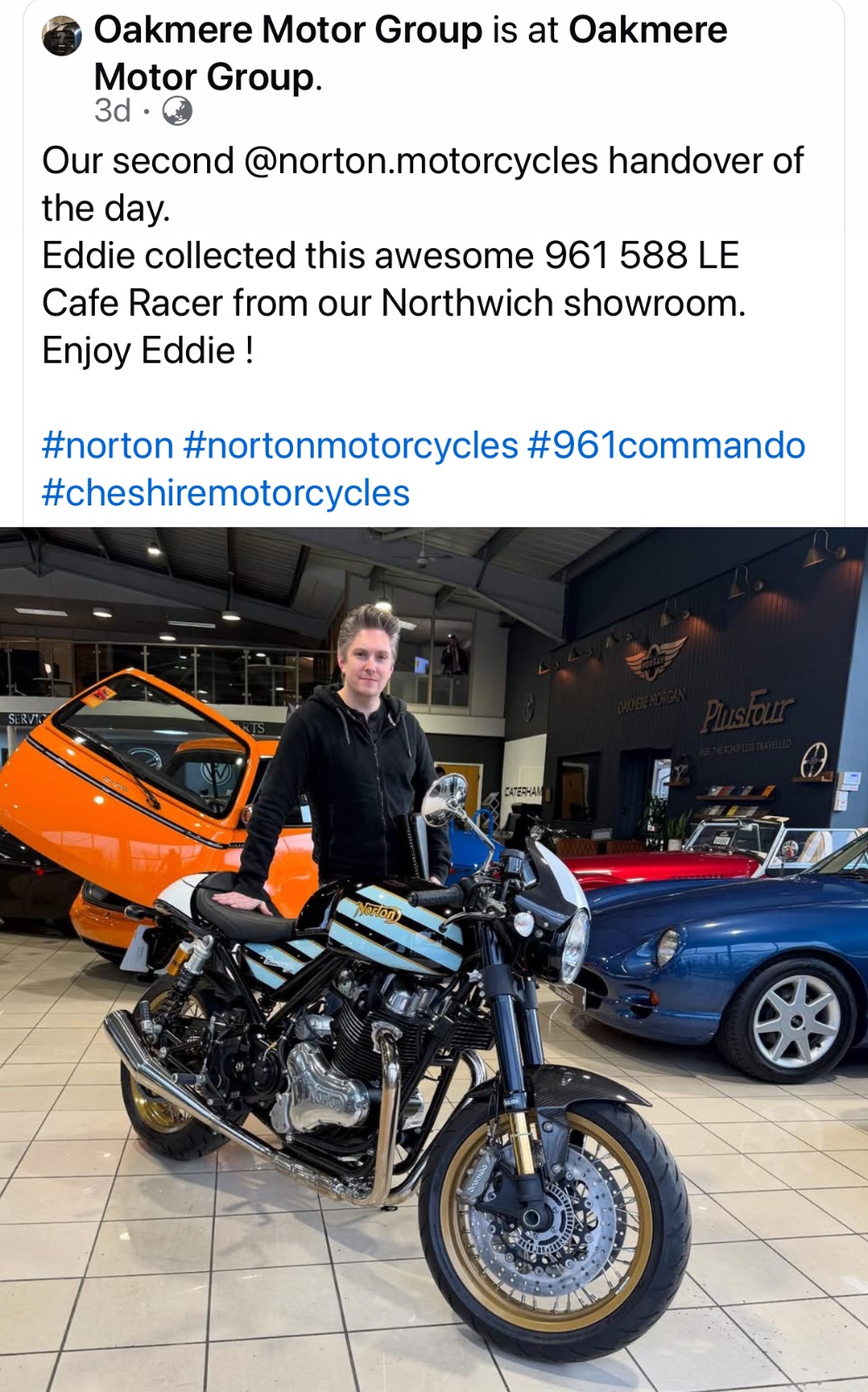 What's happening at Norton? Sale to TVS, massive investment, new bikes...