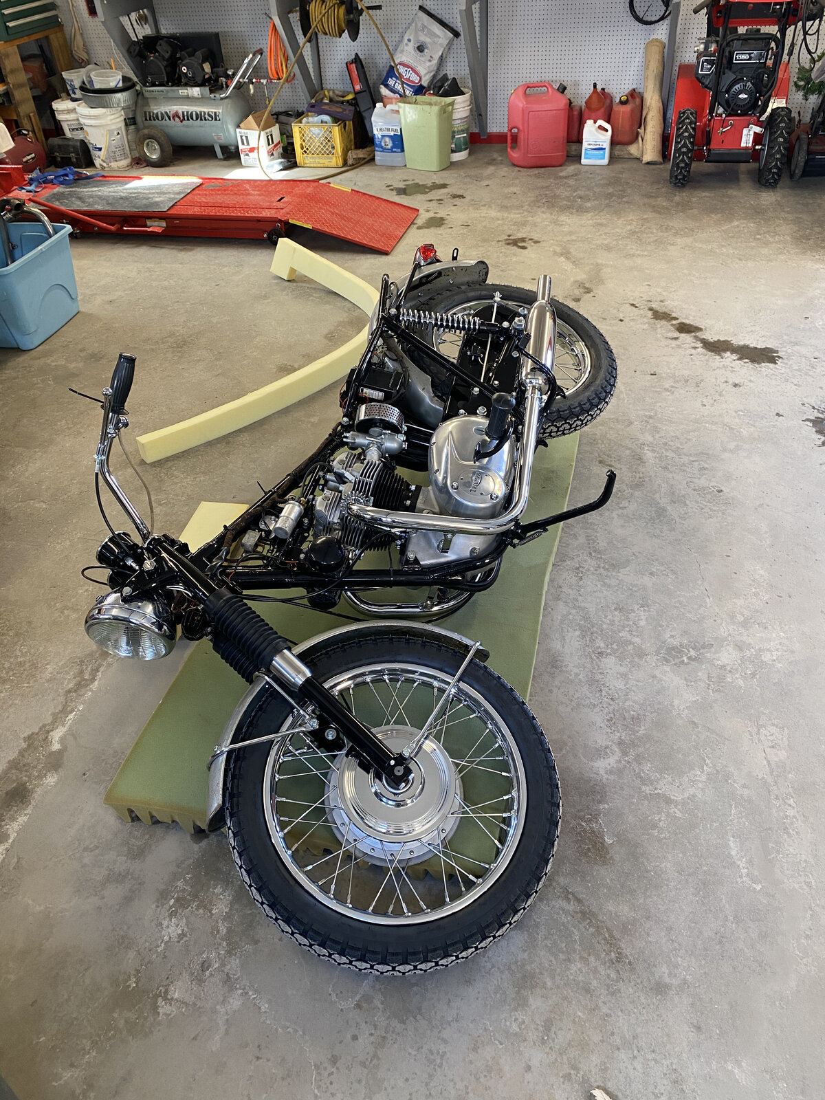 Installing completed engine assembly into the frame, Will this work?