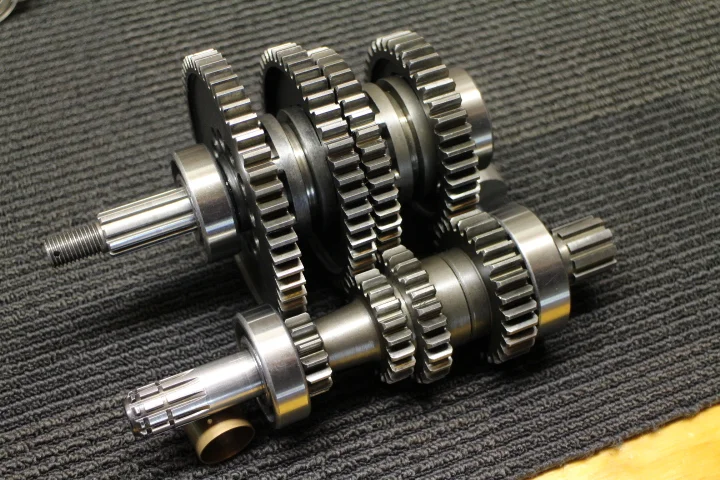 Bead or Vapour blasting and oil galleries.