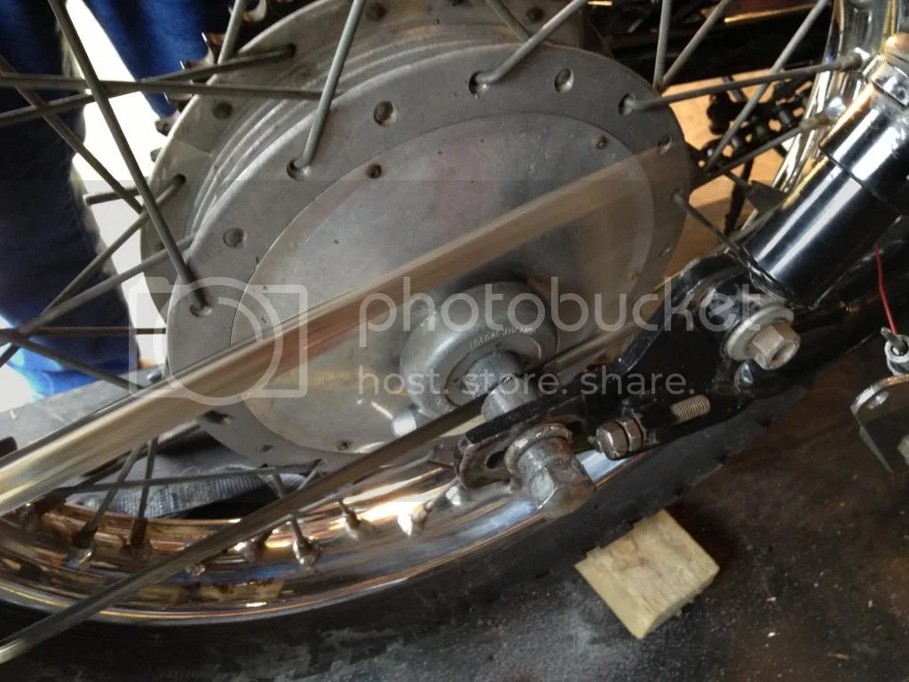 Stubborn rear wheel spindle