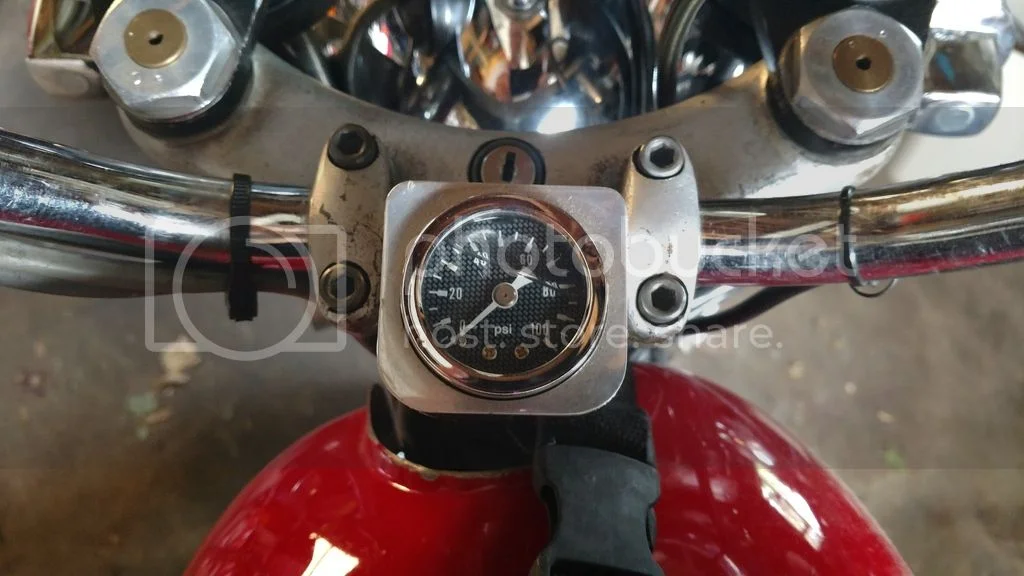 RGM oil pressure gauge readings