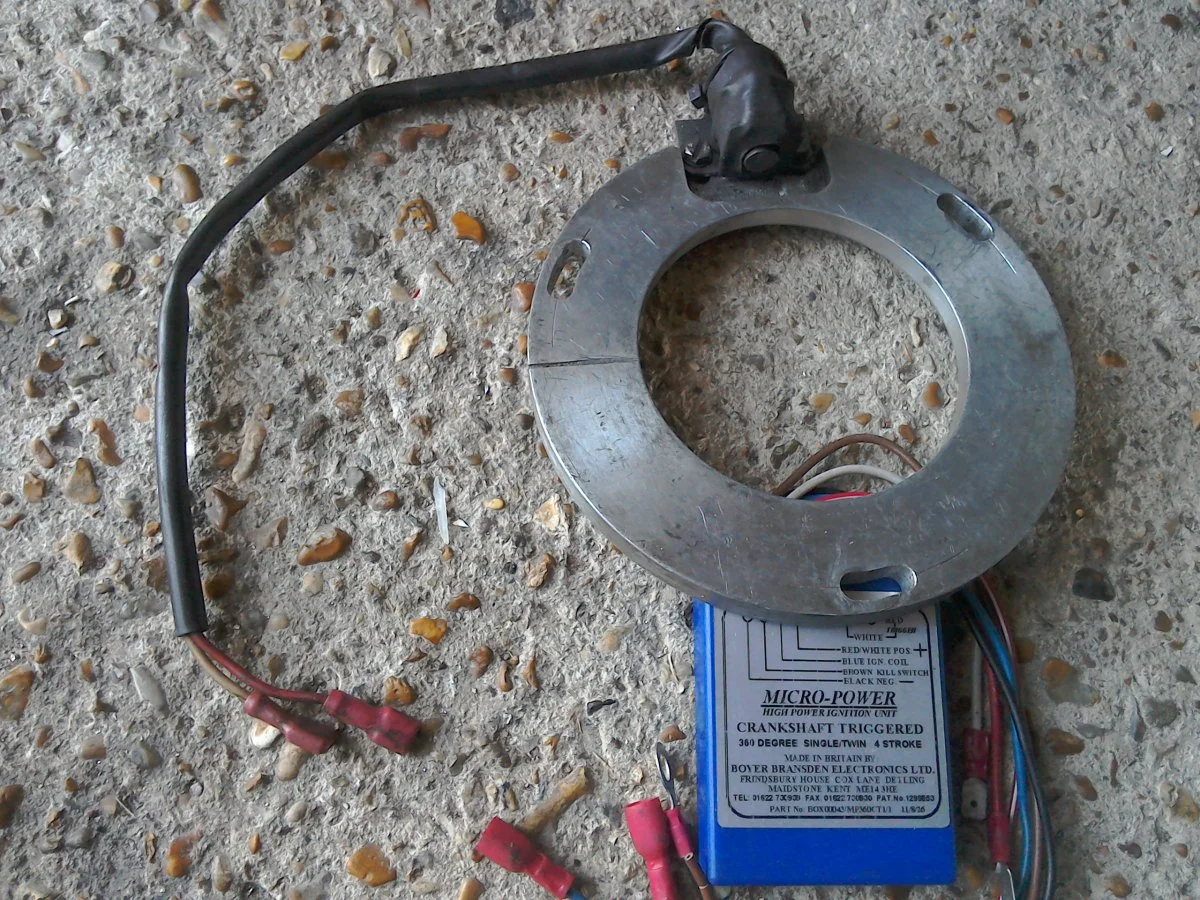 Crankshaft mounted ignition trigger