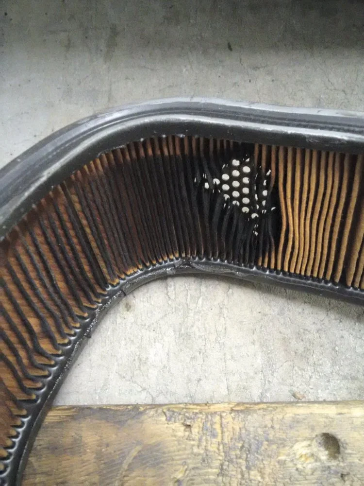 Air Filter Caught Fire