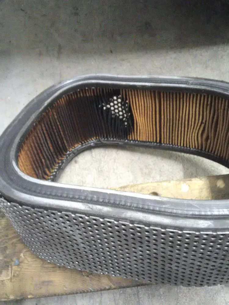 Air Filter Caught Fire