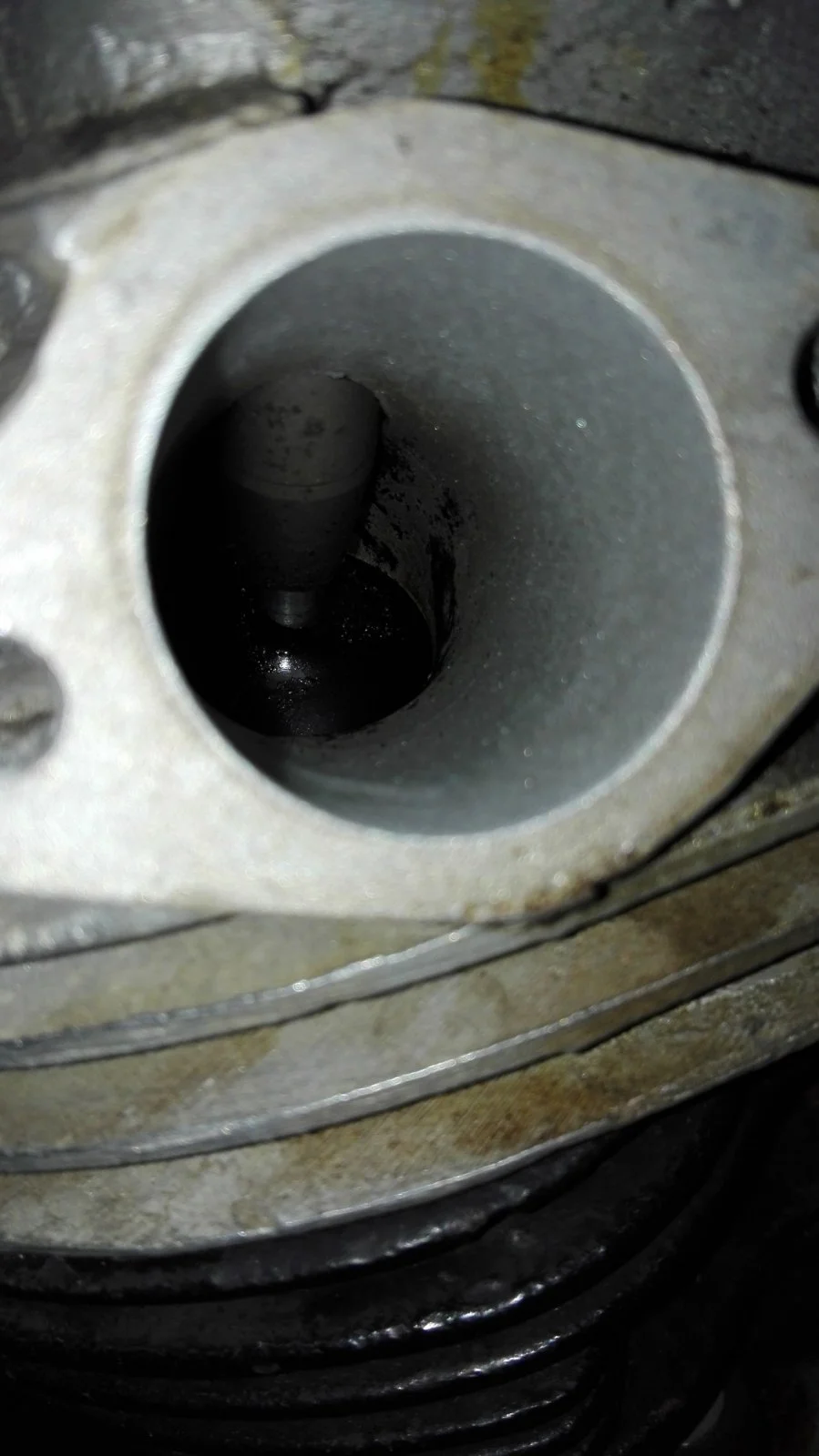 Inlet venturi coked up
