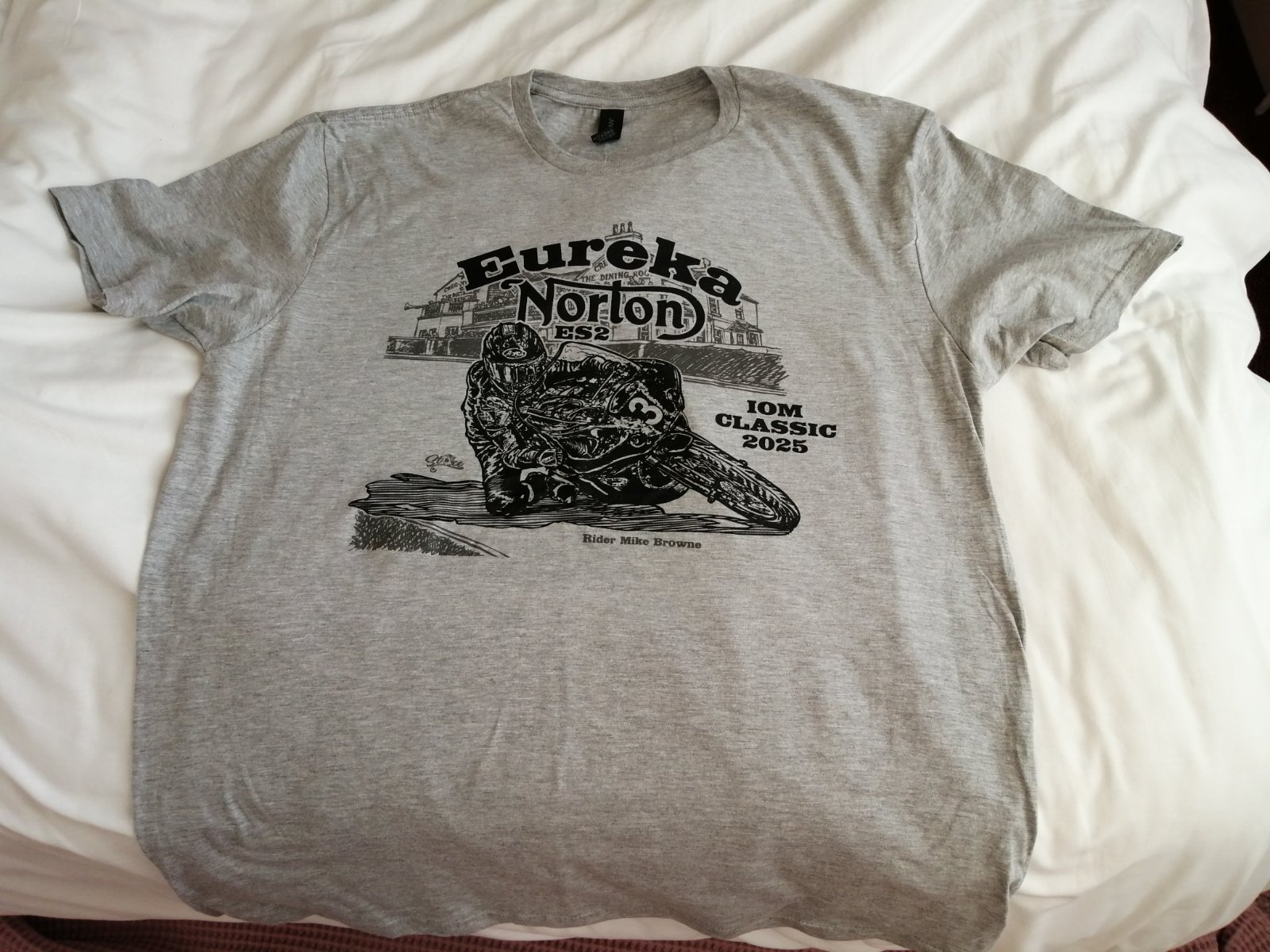 Norton ES2 race bike .