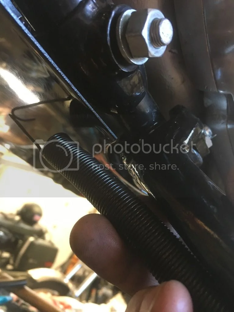 N15 Side stand spring Installation Access Norton