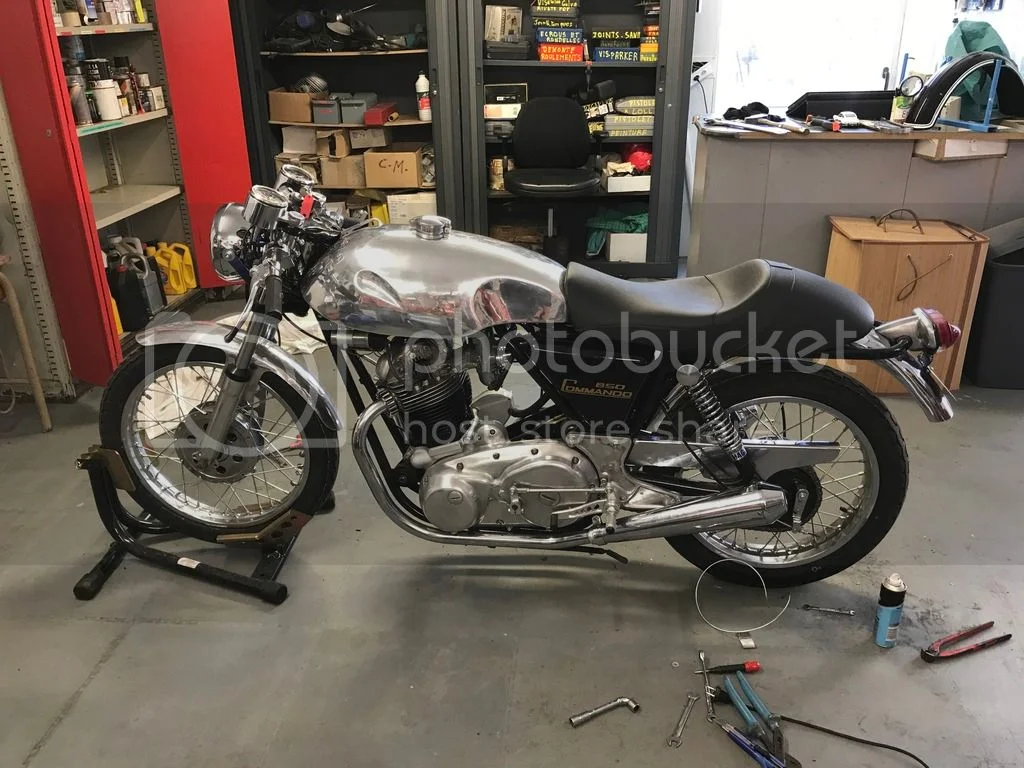 Norton 850 mkiii cafe racer project