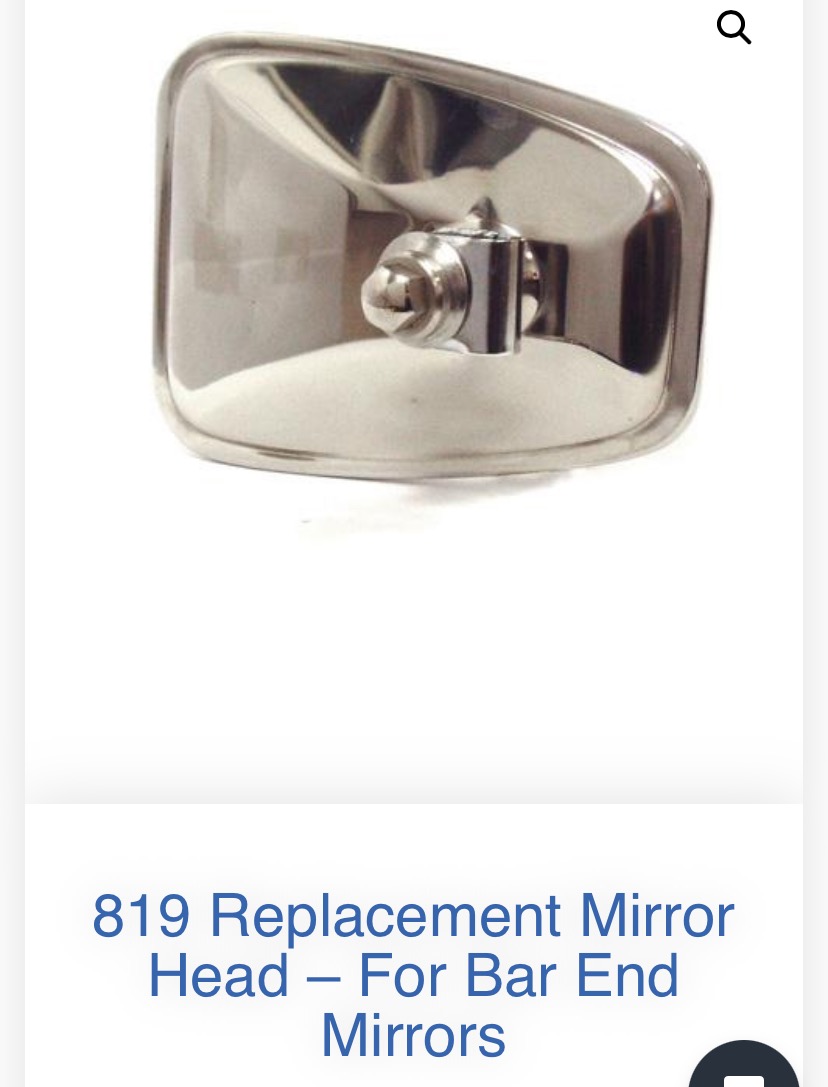 Mirror heads for ‘74 MkII 850