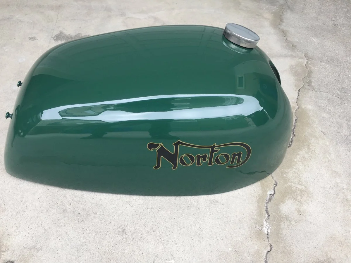 British racing green with silver (2018) | Access Norton