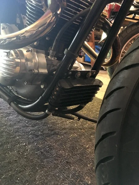 Oil cooler MOUNTING locations/designs on Commandos, let’s see ‘em