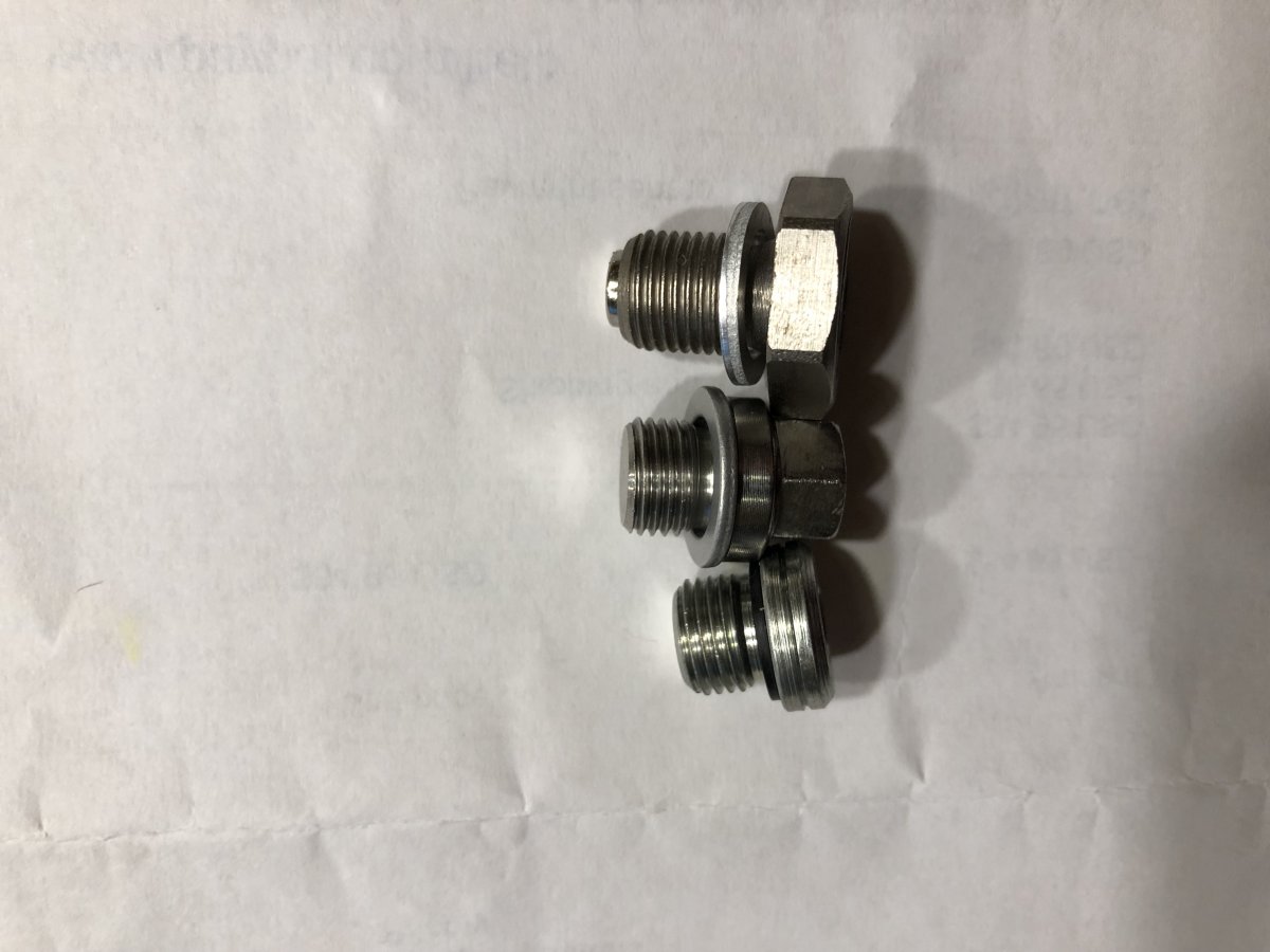 Any luck finding New Drain plugs for the Trans/Primary ?