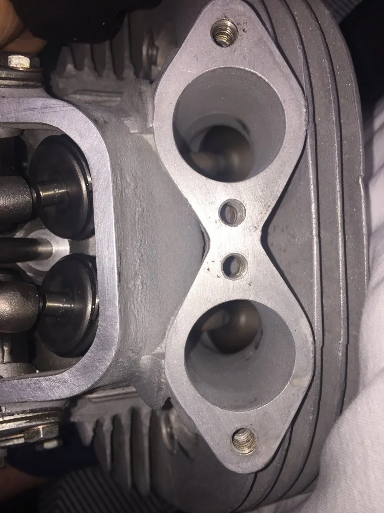 Valve spring compressor with head on? Access Norton