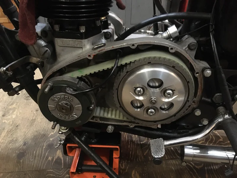 Fitting a Bob Newby belt drive Page 5 Access Norton