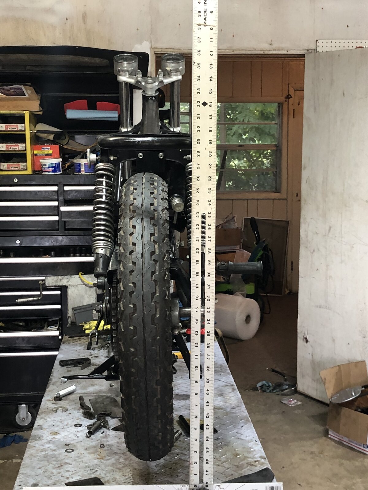'71 Commando, Rear Wheel Tilted? Offset (was: New Member, Introductions)