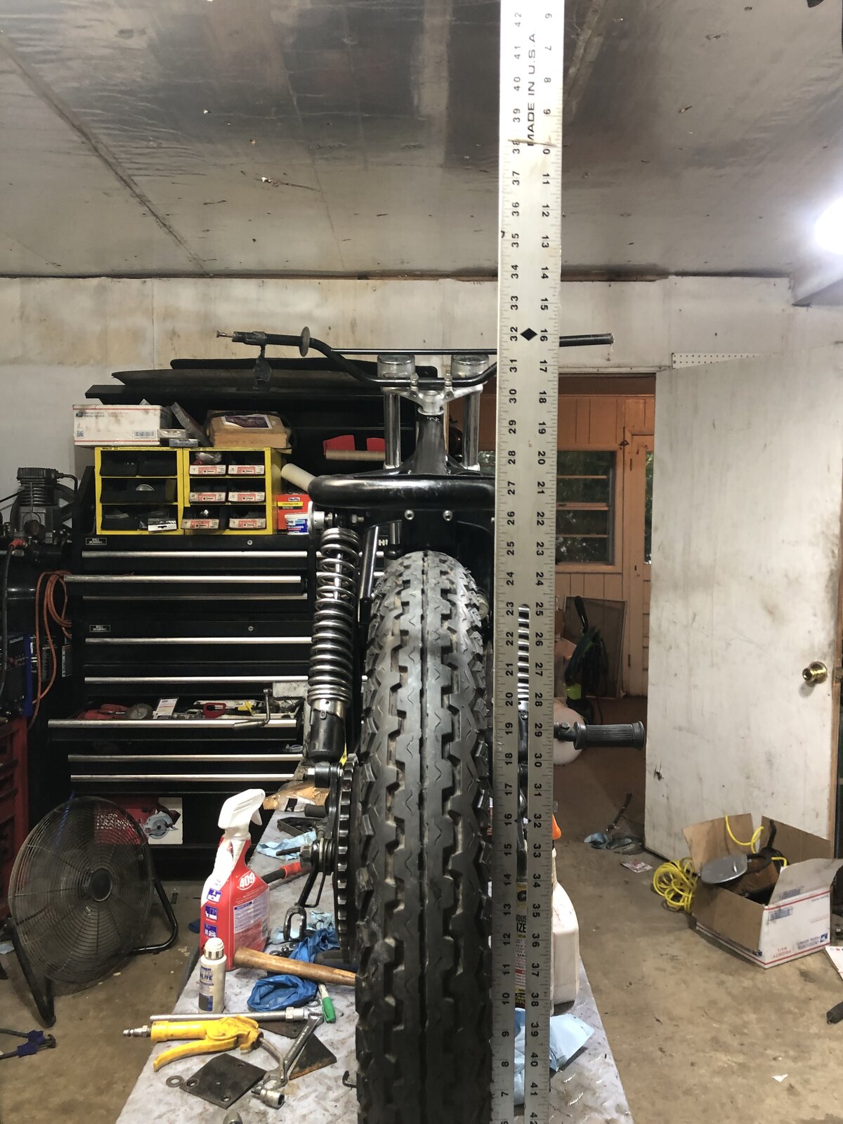 '71 Commando, Rear Wheel Tilted? Offset (was: New Member, Introductions)