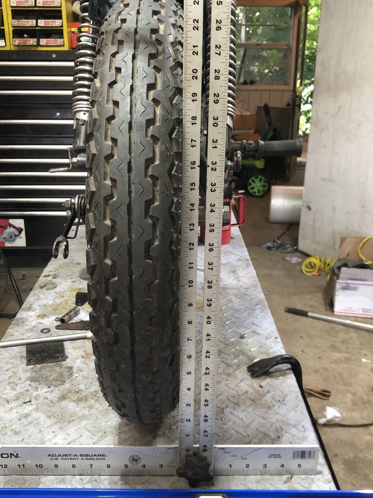 '71 Commando, Rear Wheel Tilted? Offset (was: New Member, Introductions)
