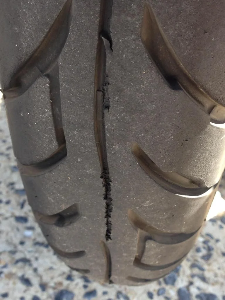 Avon RoadRider unusual wear