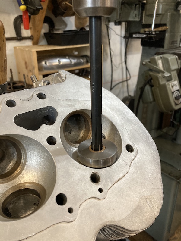 Machining out Valve Guides
