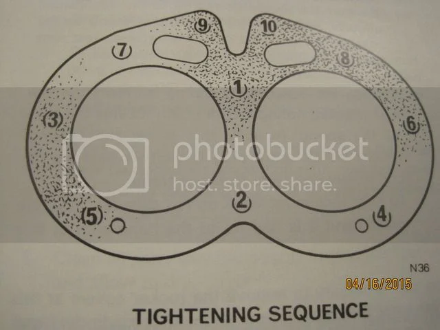 Mk3 Head Bolt Diagram