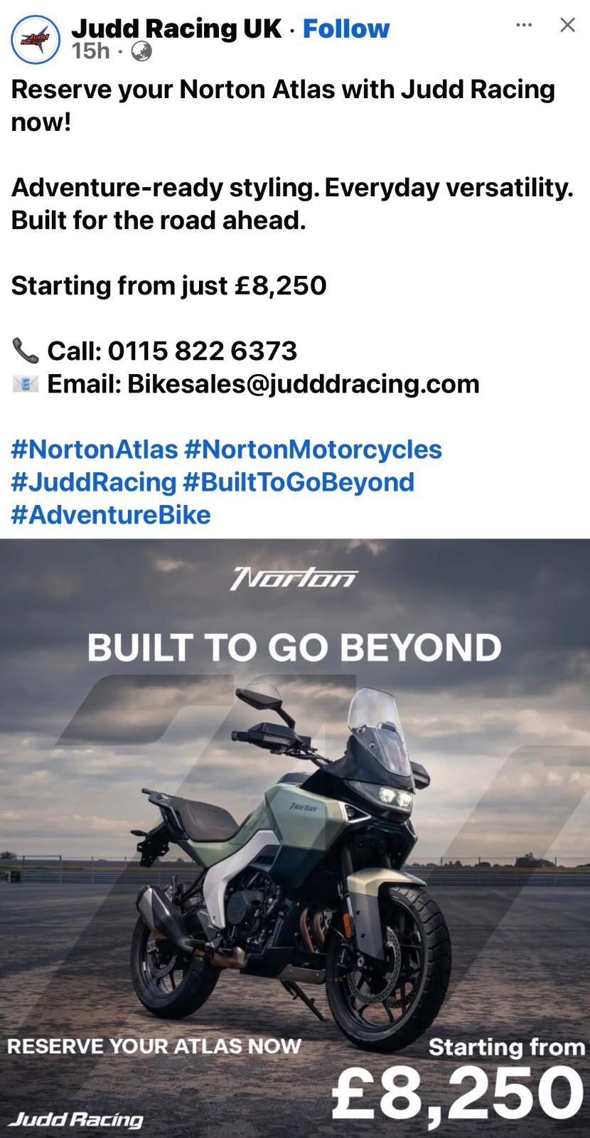What's happening at Norton? Sale to TVS, massive investment, new bikes...