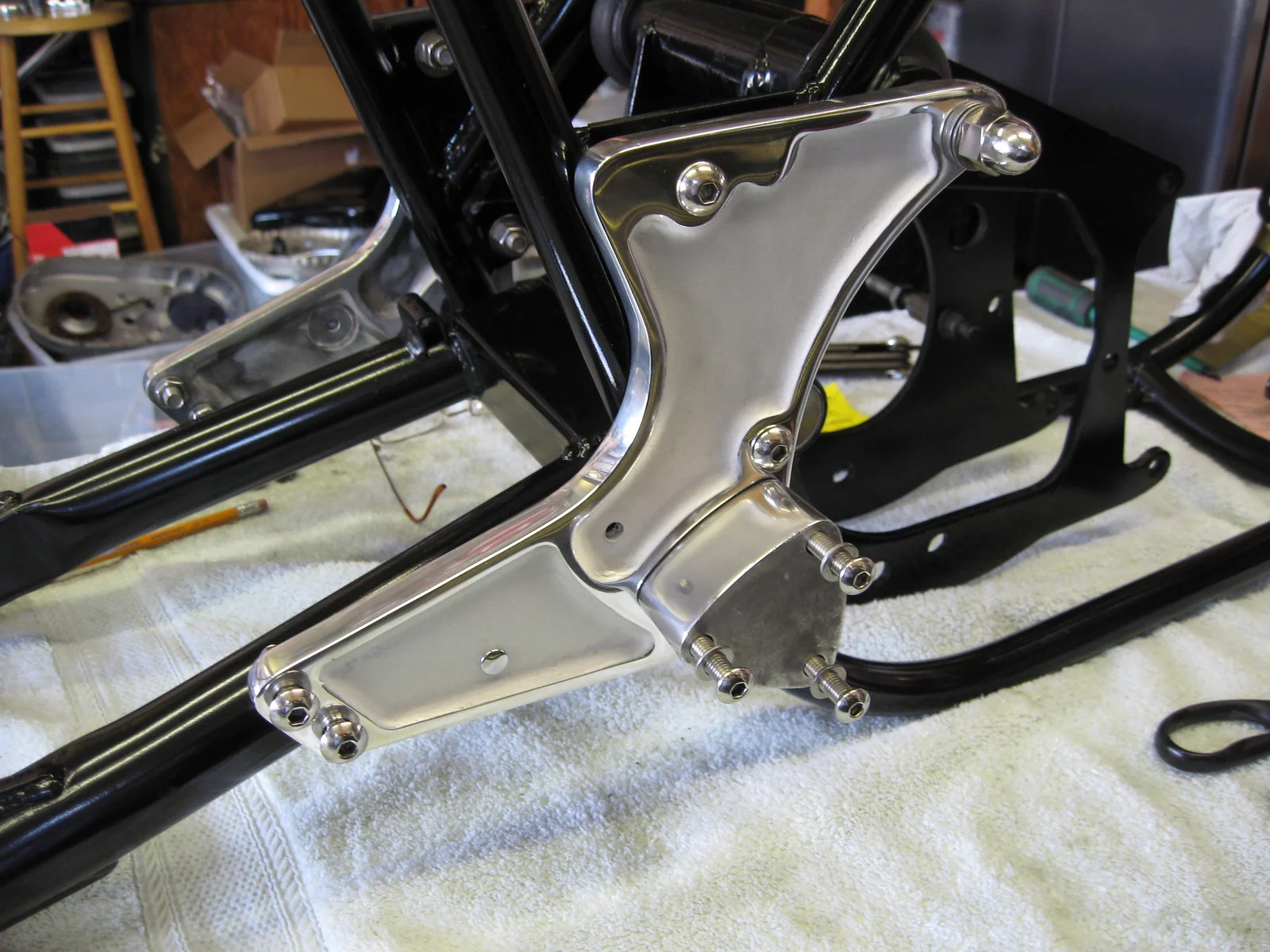 Milling out the Z plates a tad... (2014)