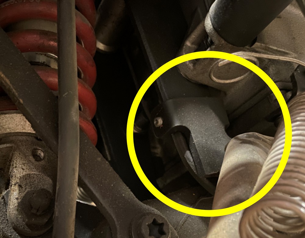 Cozy sidecar on a Triumph T-Bird triple