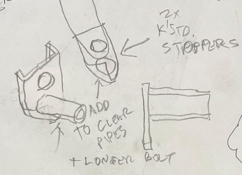 Cozy sidecar on a Triumph T-Bird triple