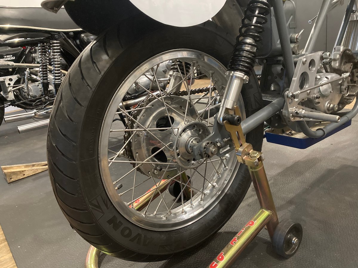 Alloy wheel choice for largest Avon roadrunner rear tyre