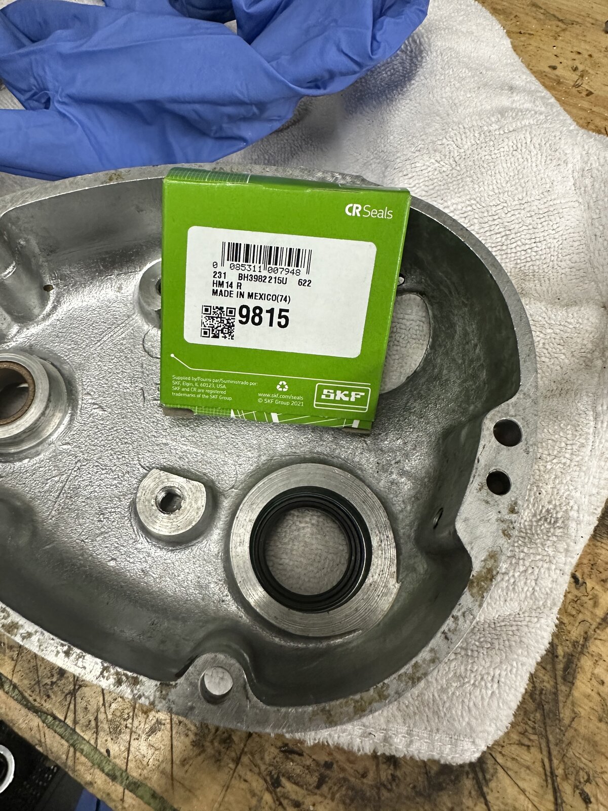 SKF 9815 in outer gearbox cover