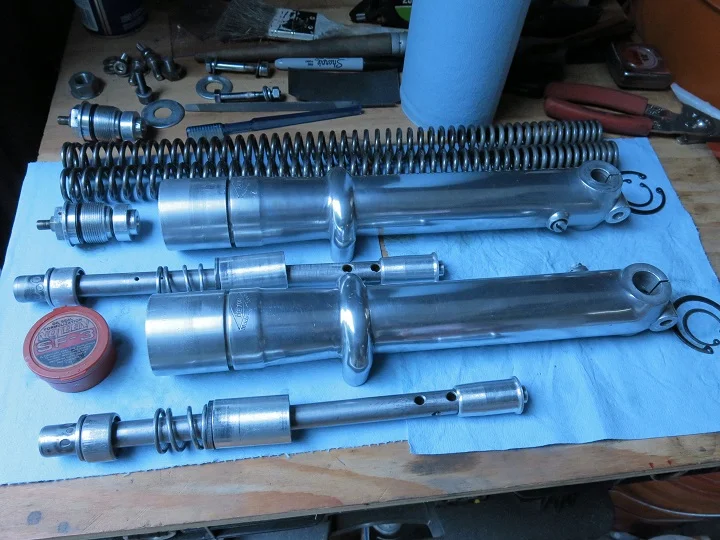 Race Tech Gold Valves in Betor forks