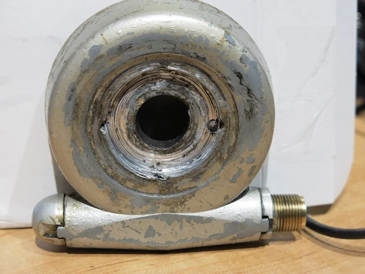 Speedo cable wrapped around axle