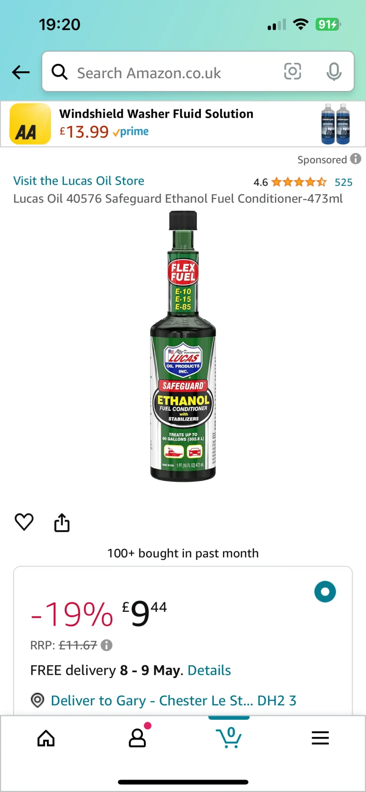 Ethanol killed my tank