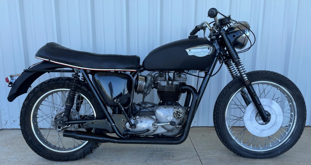 1970 Triumph Bonneville 650 parts bike assembly to running