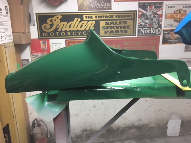 British racing green with silver (2018)