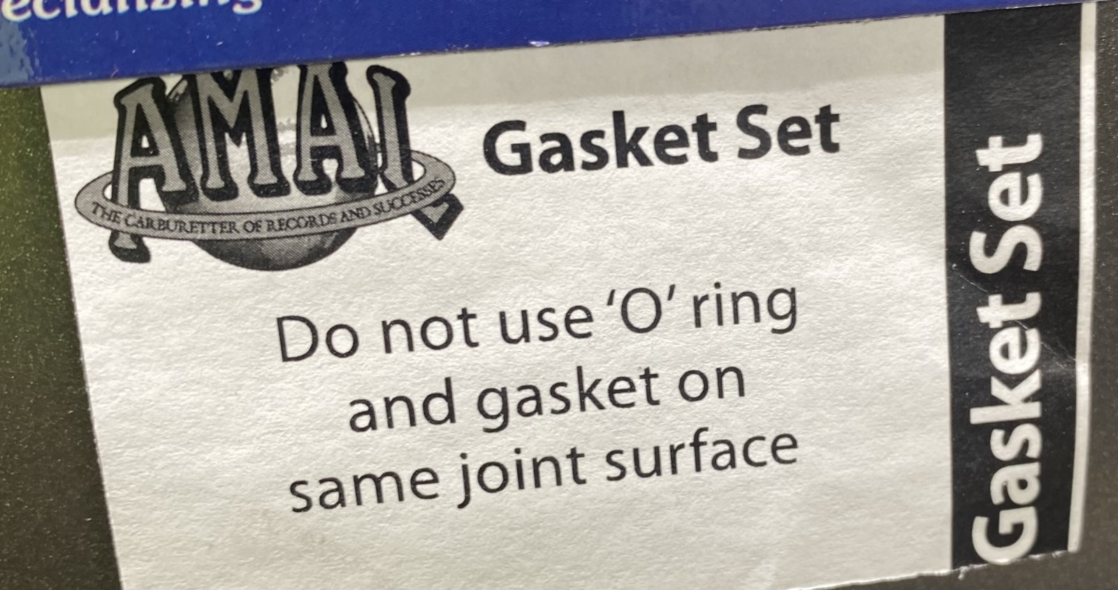 Carb Manifold Insulator Sealant