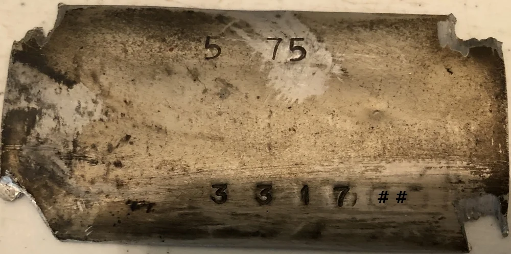 About those data plates & stampings...