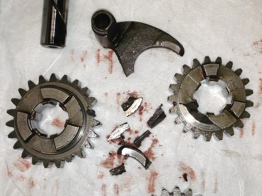 Some Andover Norton transmission parts quality escapes (2015)