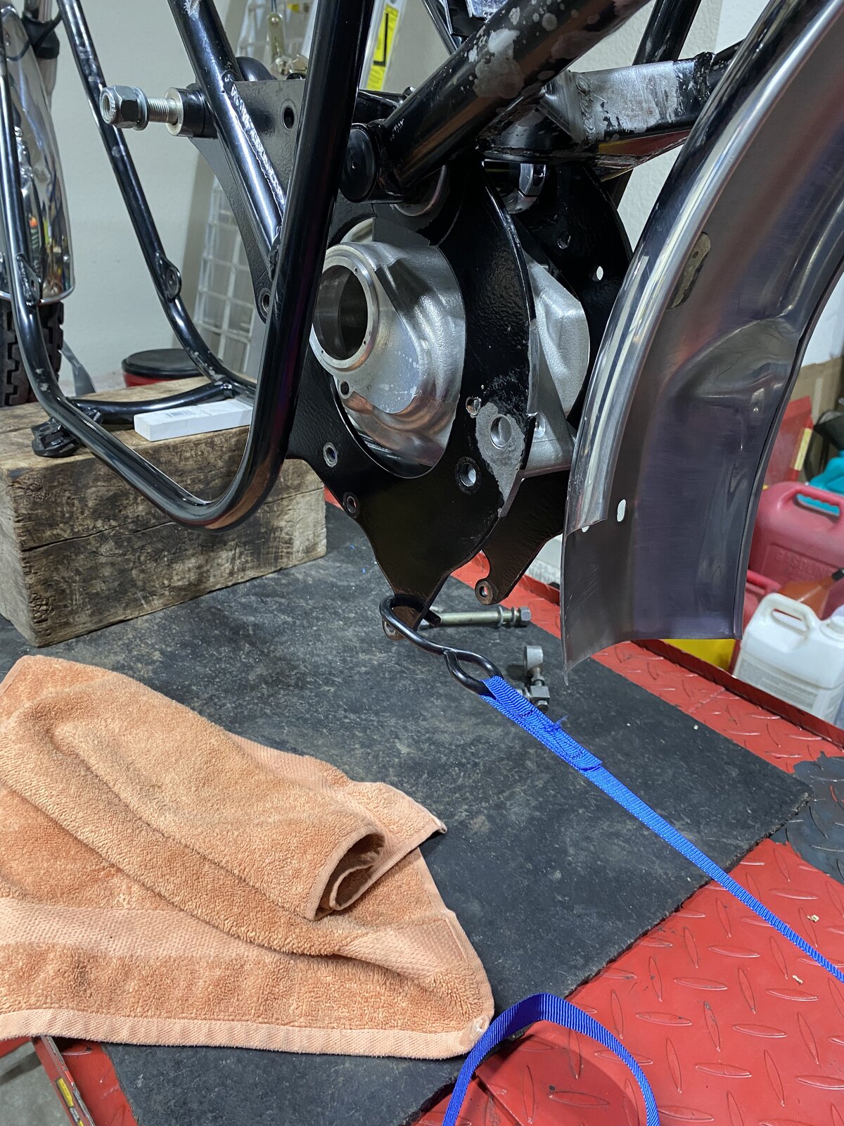 Installing completed engine assembly into the frame, Will this work?