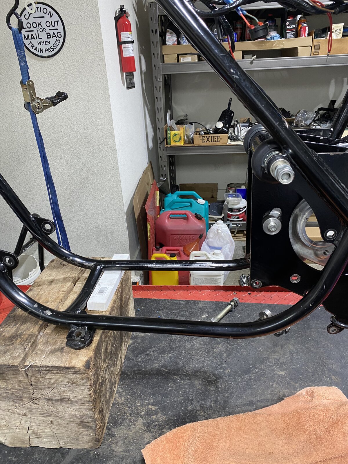 Installing completed engine assembly into the frame, Will this work?