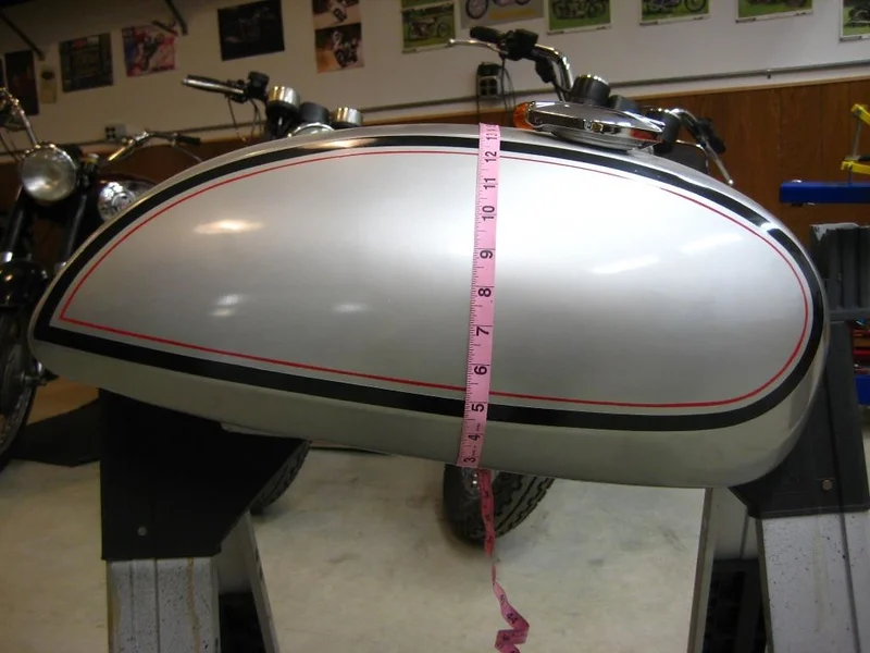 MKIII Interstate Gas Tank Stripe Black/Red