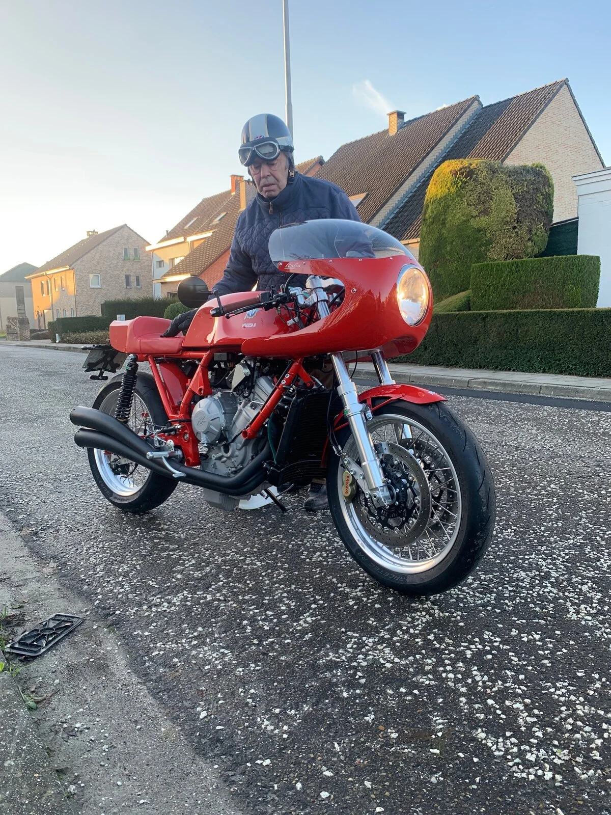 How to adapt a MV Magni for a 71 old disabled rider